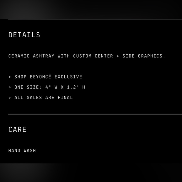 Act ii Cowboy Carter Beyoncé HOLD 'EM ASHTRAY - Picture 3 of 3